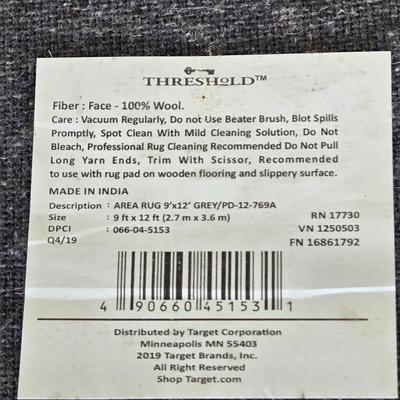 LOT 293G: Wool Area Rug