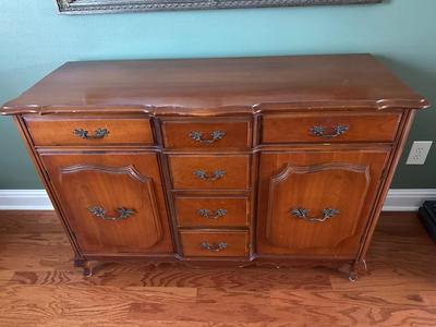 Vintage French Provincial Cherry Buffet