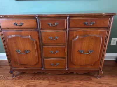 Vintage French Provincial Cherry Buffet
