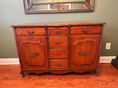 Vintage French Provincial Cherry Buffet