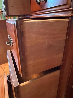 Vintage French Provincial Cherry Buffet