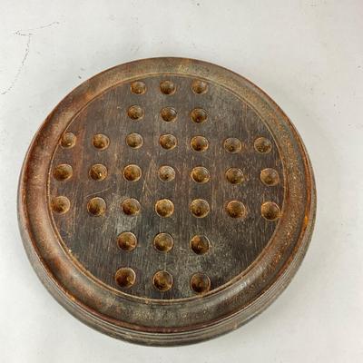Sale Photo Thumbnail #1500: Wooden marble stand (10" diameter)