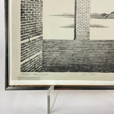 Sale Photo Thumbnail #1528: Has some stains see photos. bottom left glass is broken
Measures: 16.5" wide x 12.5" high