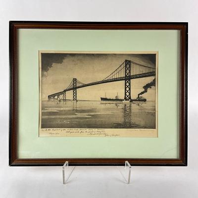 Sale Photo Thumbnail #1533: No. 1 Of 300
"To The President Of The United States Henry S. Truman With Good Wishes From The People Of Maryland" Signed By Theodore McKeldin (1952)
Measures: 21.25" wide x 17" high