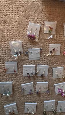 HAND CRAFTED PIERCED EARRINGS