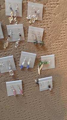 HAND CRAFTED PIERCED EARRINGS