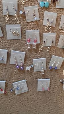 HAND CRAFTED PIERCED EARRINGS