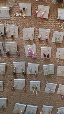 HAND CRAFTED PIERCED EARRINGS