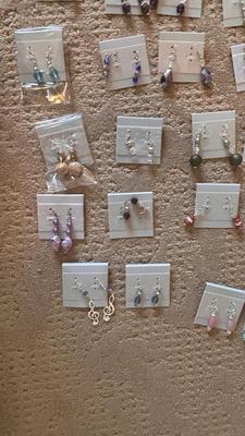 HAND CRAFTED PIERCED EARRINGS