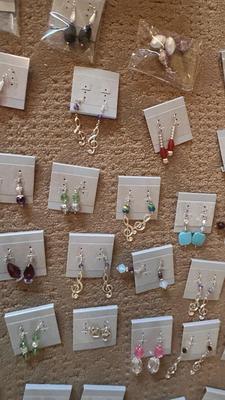 HAND CRAFTED PIERCED EARRINGS