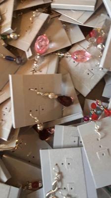 LARGE LOT OF PIERCED EARRINGS