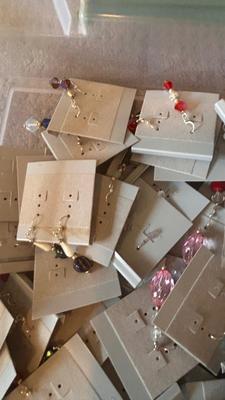 LARGE LOT OF PIERCED EARRINGS