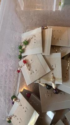 LARGE LOT OF PIERCED EARRINGS