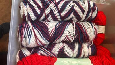 A TOTE FULL OF YARN