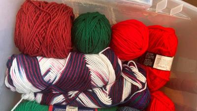 A TOTE FULL OF YARN