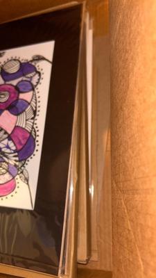 A CASE FULL OF ACRYLIC PAINT, BRUSHES & ART PAPER