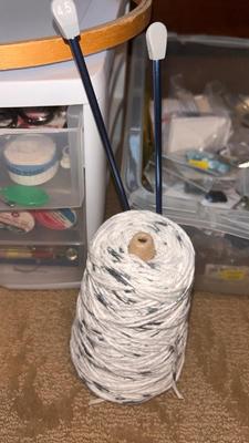 A DRAWER ORGANIZER LOADED WITH SEWING NOTIONS AND OTHER ITEMS