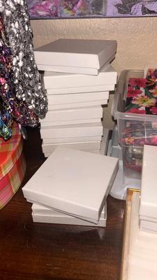 UNIQUE NECK ACCESSORIES, EMPTY JEWELRY BOXES, DECORATIVE BOXES AND MORE