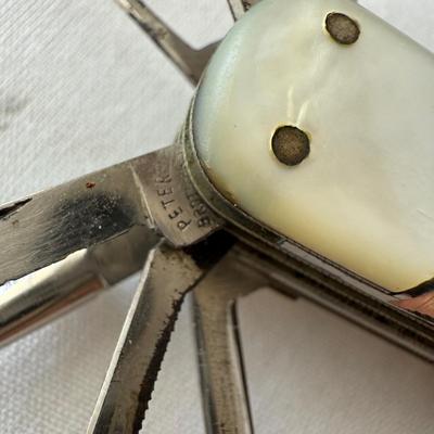 Gentlemen’s Accessories including Mother of Pearl Pocket Knife, Elgin Watch, & More (DR-HS)