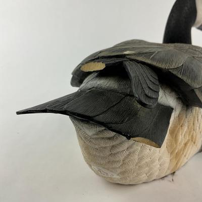 Sale Photo Thumbnail #1641: Duck has damage in two spots, see photos
Measures: 7.5" high x 17.5" long x 7.5" deep