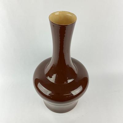 Sale Photo Thumbnail #1655: Measures: 20" high x 11" diameter body of vase x 3.75" diameter mouth of vase