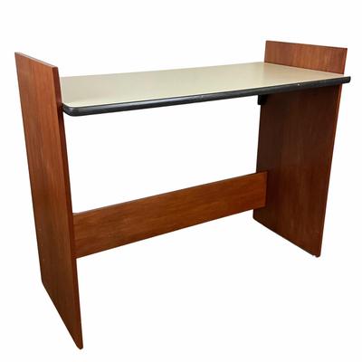 Sale Photo Thumbnail #1740: Drawers are sun faded, break/crack on accordion top, refer to photos
Roll top desk: 50" wide x 25" deep x 41" high