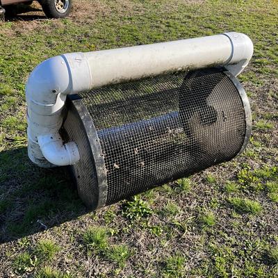 Sale Photo Thumbnail #1771: Measures: 50" wide x 37" deep x 24" drum diameter