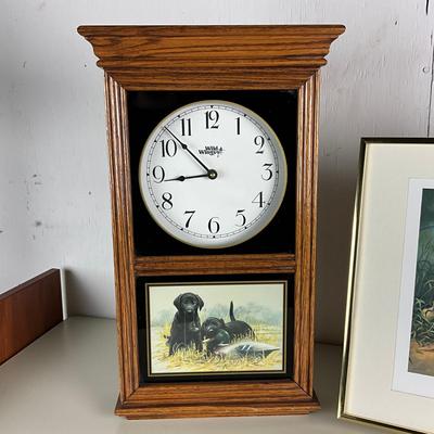 Sale Photo Thumbnail #1804: Print: 18" wide x 14.5" high
Clock: 20" high x 12" wide x 4" deep