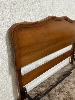 Dixie French Provincial Full Headboard with Pair of Matching Nightstands