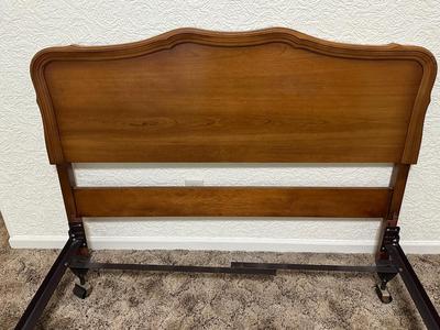 Dixie French Provincial Full Headboard with Pair of Matching Nightstands