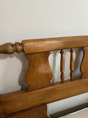 Vintage Solid Wood Spindle Headboard – King Size