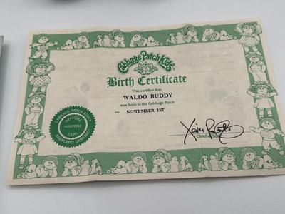Cabbage Patch Kids Boy with Birth Certificate