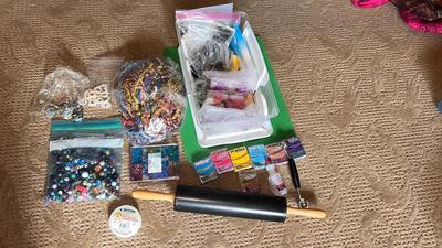 OVEN BAKE CRAFT CLAY AND TOOLS FOR MAKING YOUR MASTERPIECE, BEADS AND OTHER CRAFTING ITEMS