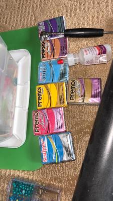 OVEN BAKE CRAFT CLAY AND TOOLS FOR MAKING YOUR MASTERPIECE, BEADS AND OTHER CRAFTING ITEMS