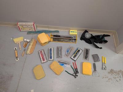 Array Of Tiling Tools & Wall Paper Tools