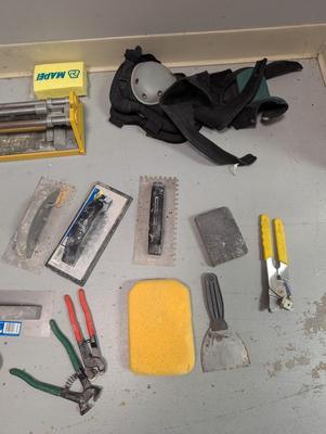 Array Of Tiling Tools & Wall Paper Tools