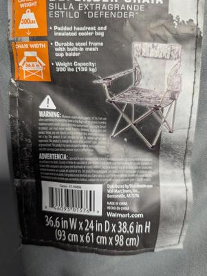 Ozark Trail Oversized Defender Chair