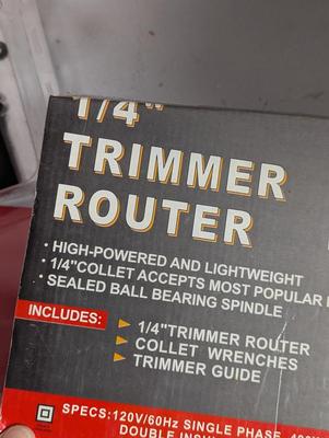 Hand Tools Black & Decker Jig Saw Door Hardware Kit & 1/4" Trimmer Router