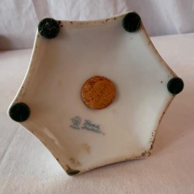 Wall Mount Porcelain Salt Cellar & More Vintage Porcelain Dishes (DR-HS)