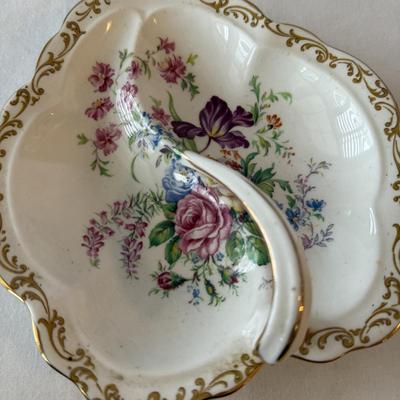 Wall Mount Porcelain Salt Cellar & More Vintage Porcelain Dishes (DR-HS)