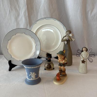 Collection of Collectibles: Wedgwood, Hummel, Willow Tree, & More (DR-HS)