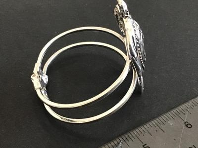 Hinged Turtle Cuff Bracelet
