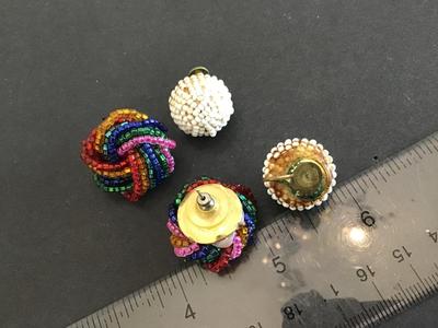 Vintage Glass Beaded Earrings