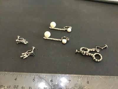 Rhinestone Vintage Earrings