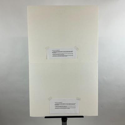 004 Pair of Bonnie Printz Limited Edition Giclee Prints Numbered & Signed "Traveling Series"