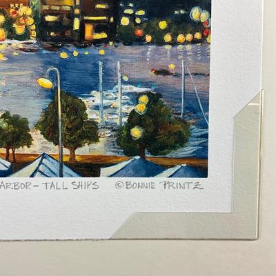 004 Pair of Bonnie Printz Limited Edition Giclee Prints Numbered & Signed "Traveling Series"