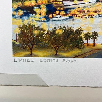 004 Pair of Bonnie Printz Limited Edition Giclee Prints Numbered & Signed "Traveling Series"