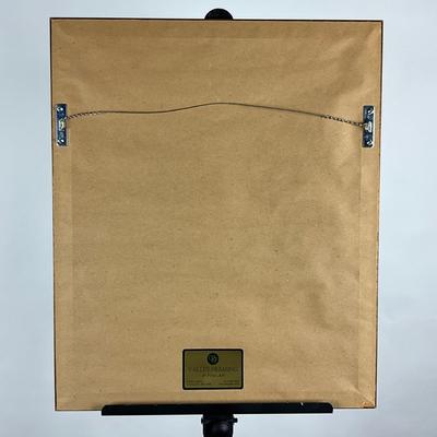 011 Vintage Wildlife Lithograph Depicting A Male Wild Turkey