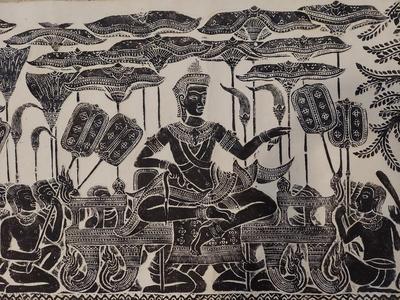 Cambodian Temple Rubbing (BB2-BBL)