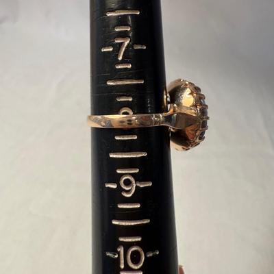 Topaz 14K Ring (K-TF)